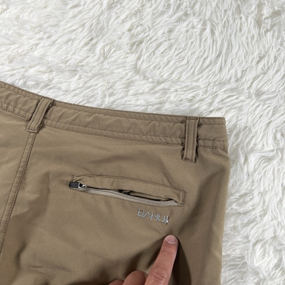 Da Hui Men's Hybrid Collection Beige Shorts Size 32 Hawaii Surf Swim Beach - Picture 12 of 13